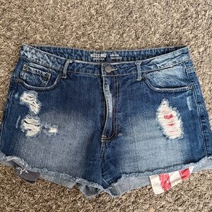 Mossimo Supply Co. Blue Denim Shorts, Size 15 (Target)